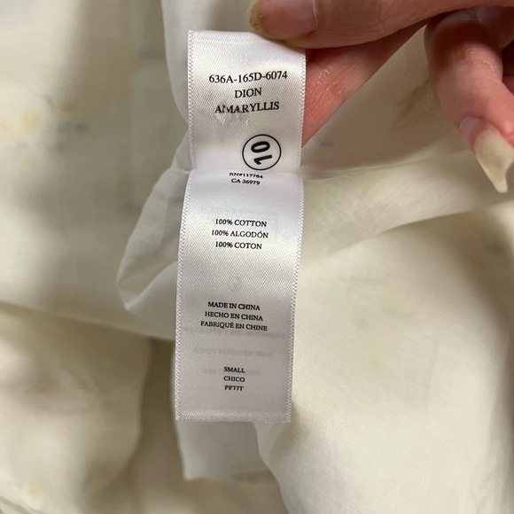 Rails Womens Floral Smocked Sleeveless Dress Floral Tie-Front Small Womens - Picture 11 of 11